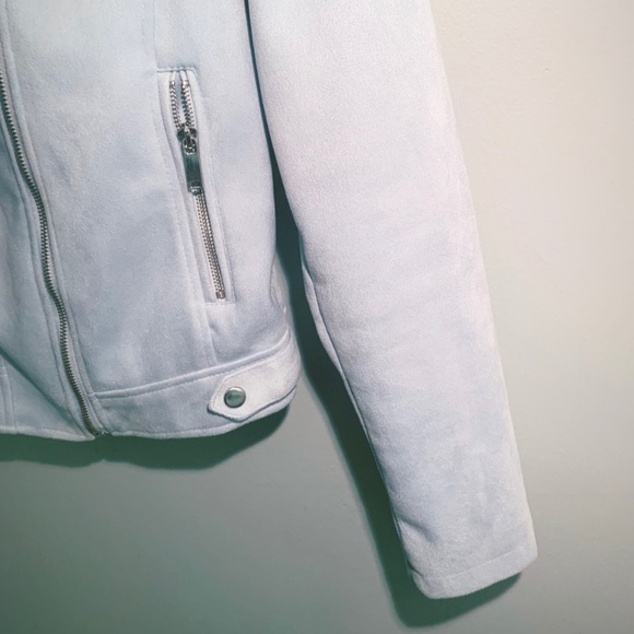 Faux suede Moto jacket - Picture 5 of 8